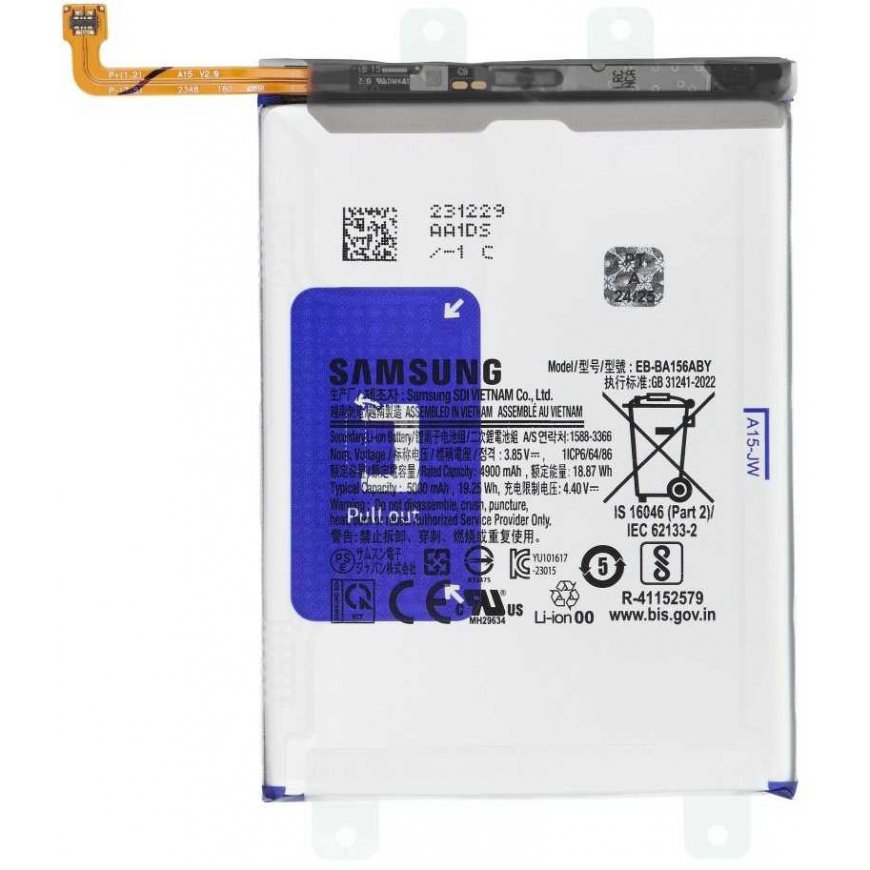 ServicePack Battery EB-BA156ABY or SAMSUNG A15 A155F / A156B GH82-33639A – 2