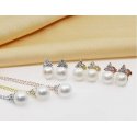 Brilio Silver Brilio Silver Timeless authentic pearl jewelry set SET228W (earrings, necklace) Brilio Silver Brilio Silver Timeless authentic pearl jewelry set SET228W (earrings, necklace)
