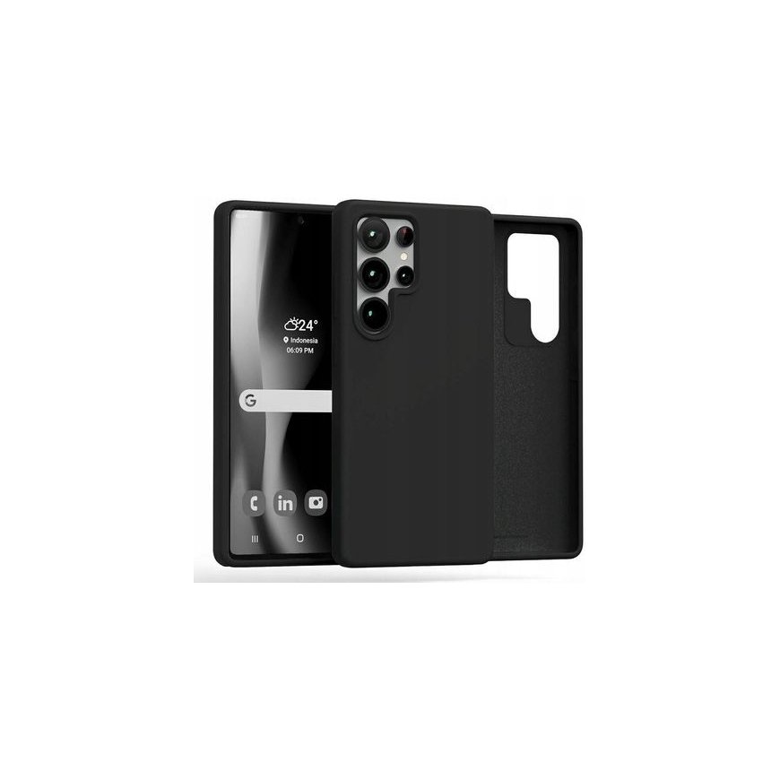 Mercury Silicone Sam S25 Ultra S938 czarny|black