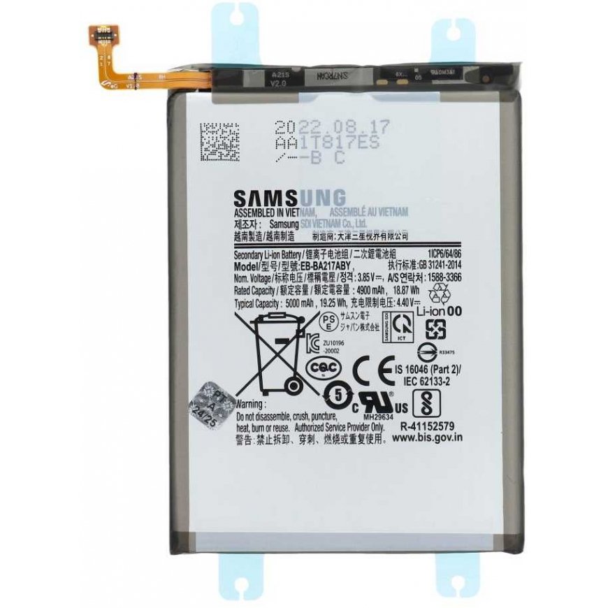 Huoltopakettiakku EB-BA217ABY tai SAMSUNG A13/A04s/A13/A13 5G/A127 GH82-22989A