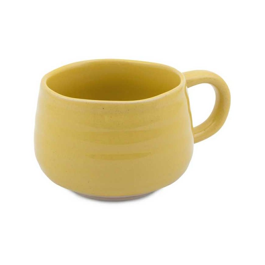 Jamie Oliver Big Love Cozy Cuppa 375 ml yellow ceramic mug