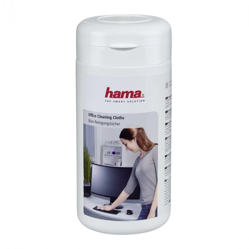 Hama 00113805 салфетка для протирания Шерсть Белый 100 шт