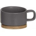 Secret De Gourmet Teapot with NATURAL cup, 400 ml, gray Secret De Gourmet Teapot with NATURAL cup, 400 ml, gray