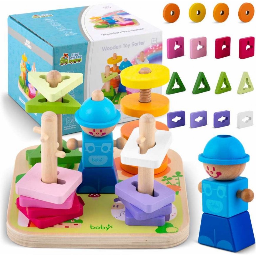 Medinis rūšiavimo žaislas - dėlionė RK-866 Ricokids