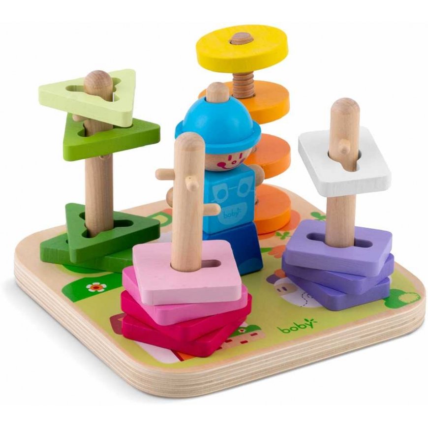 Wooden sorting toy - puzzle RK-866 Ricokids – 2