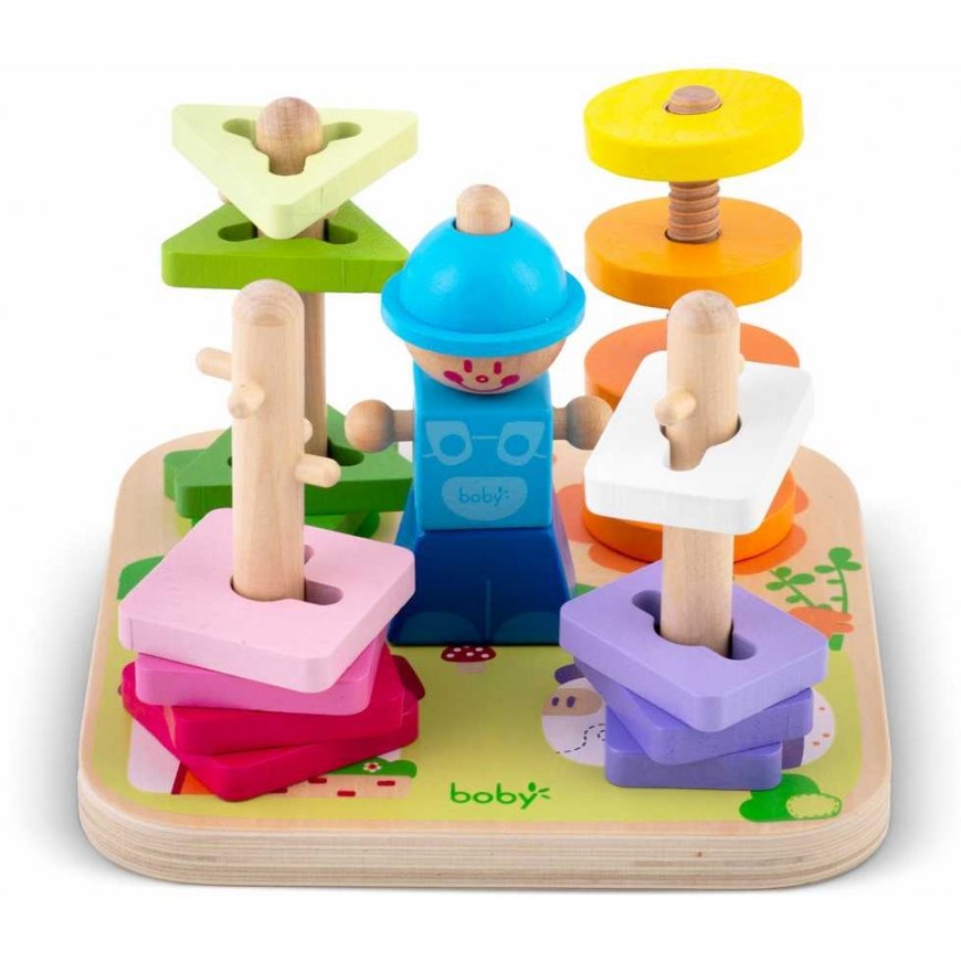 Puinen lajittelulelu - palapeli RK-866 Ricokids – 3