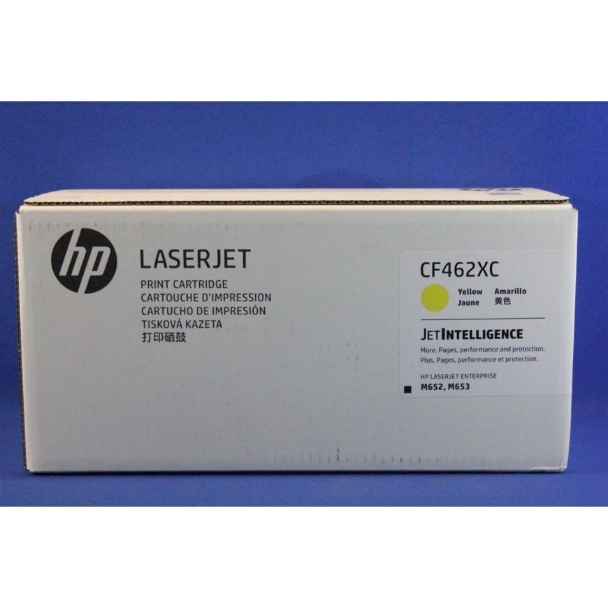 HP tonera kasetne ar līgumu - CF462XC - Nr. 656X - dzeltena - 22 000 lappuses – 2