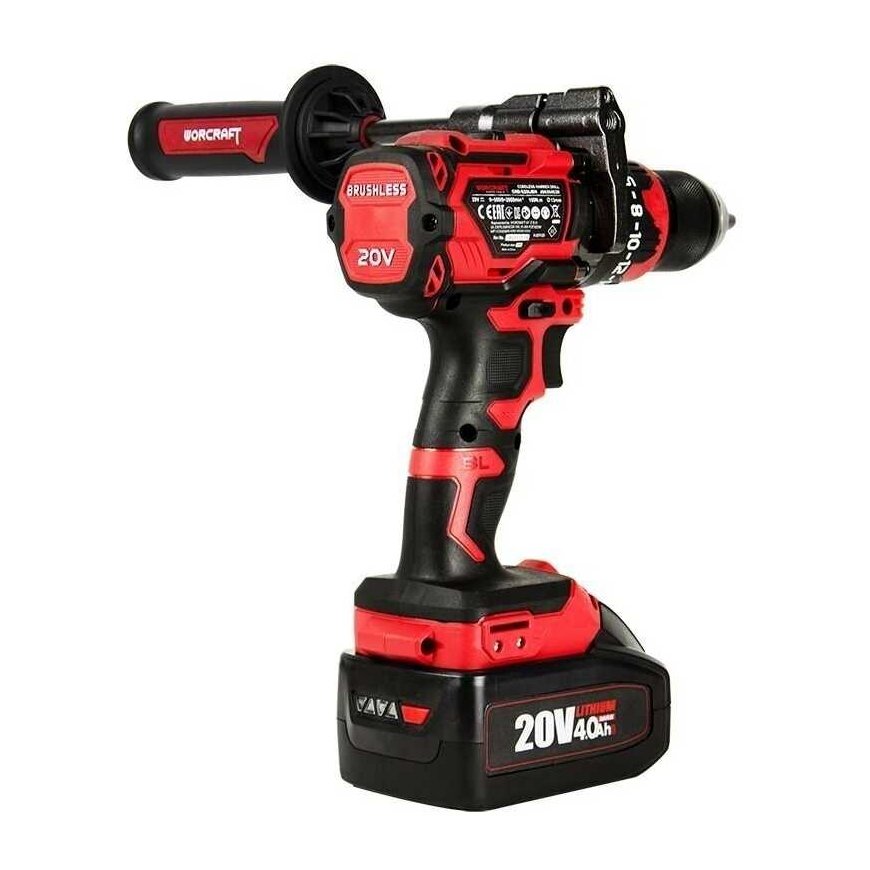 Worcraft Cordless Hammer Drill 20V LI-ION (XCUBE Box) – 4