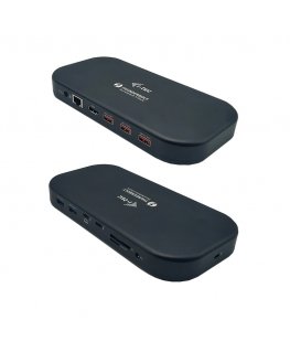 i-tec TB3HDMIDOCKPD sülearvuti dokk ja pordireplikaator Juhtmega ühendatud Thunderbolt 3 Must