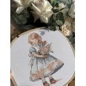 Beldizart Cross stitch kit "Spring girl" SAND-35