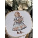 Beldizart Cross stitch kit "Spring girl" SAND-35