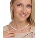 Jwl Luxury Pearls Necklace with real white pearls JL0264 Jwl Luxury Pearls Necklace with real white pearls JL0264