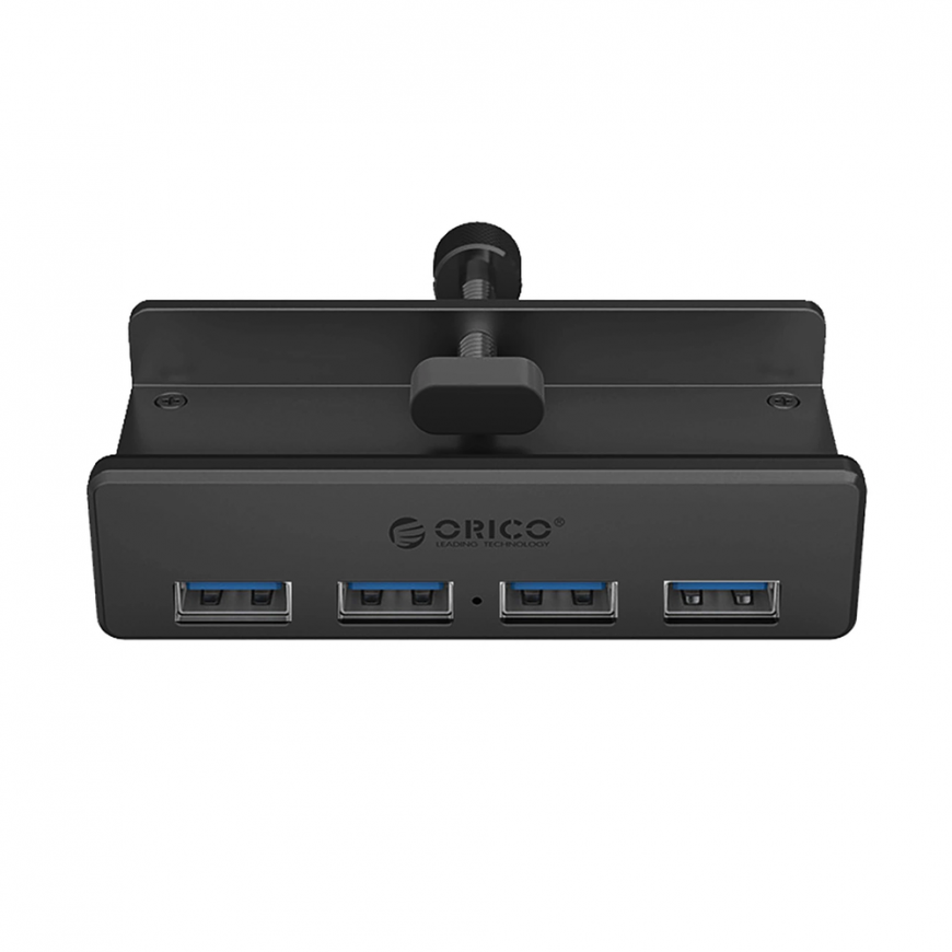 Orico MH4PU Hub Clamp-Mounted 4x USB-A 3.0 - black – 3