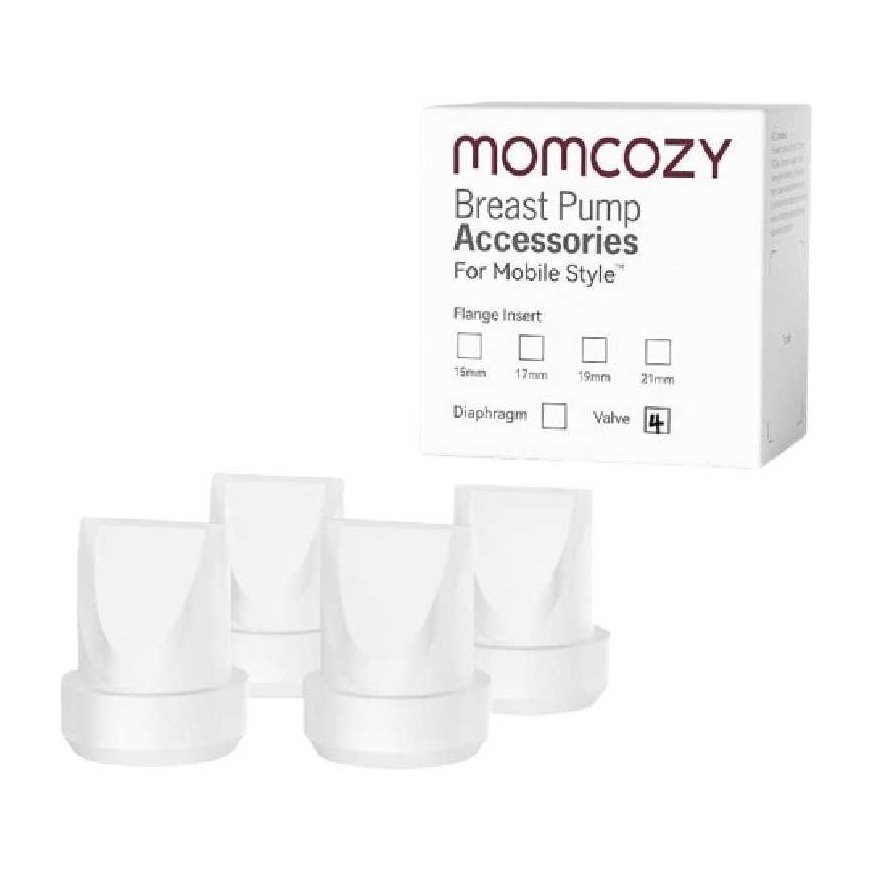 MOMCOZY M6 BREASTFEEDING SILICONE VALVES, 4 PCS.