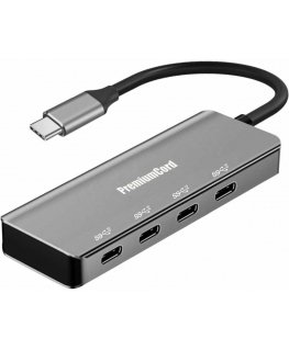 HUB USB PremiumCord PREMIUMCORD Hub USB-C with 4x USB 3.2 Typ-C, 5G SuperSpeed, Aluminum