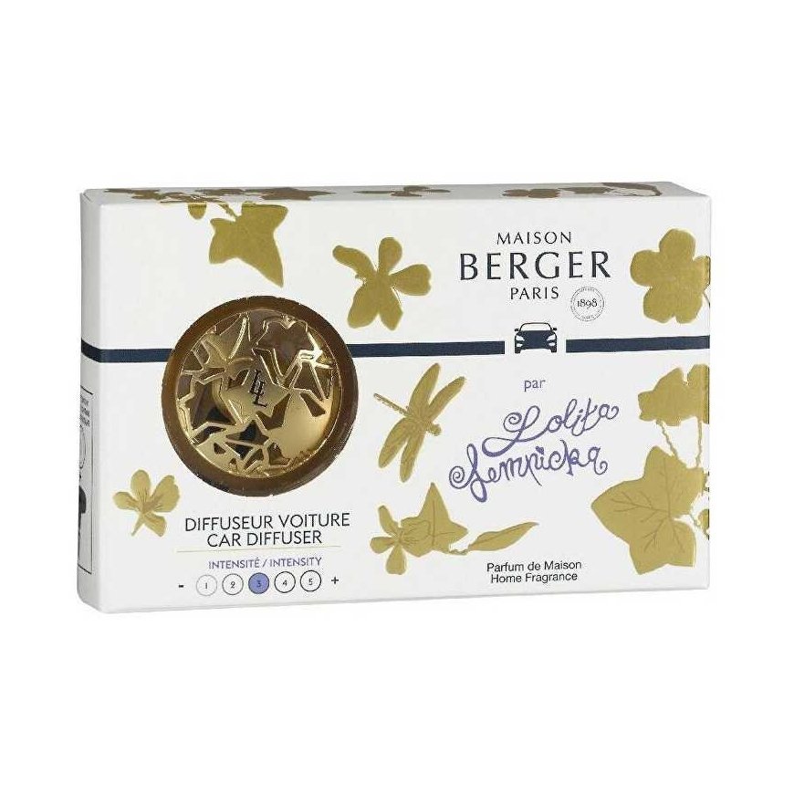 Maison Berger Paris -autotuoksulahjasetti "Kulta + Lolita Lempicka" – 2