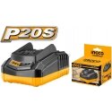 Ingco FCLI2001E 2,0A charger for 20V Li-ion batteries Ingco FCLI2001E 2,0A charger for 20V Li-ion batteries