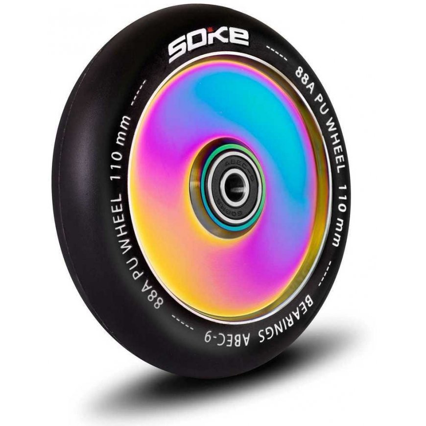 Soke Kółka do hulajnogi 110 mm full rainbow 2 pcs. – 4