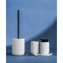 Toothbrush container BELLUNO, ceramic, white, Ø 8 cm, Wenko