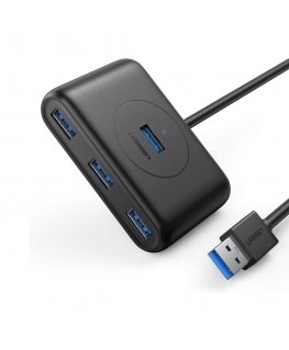 Ugreen 20290 хаб-разветвитель USB 3.2 Gen 1 (3.1 Gen 1) Type-A 5000 Мбит/с Черный