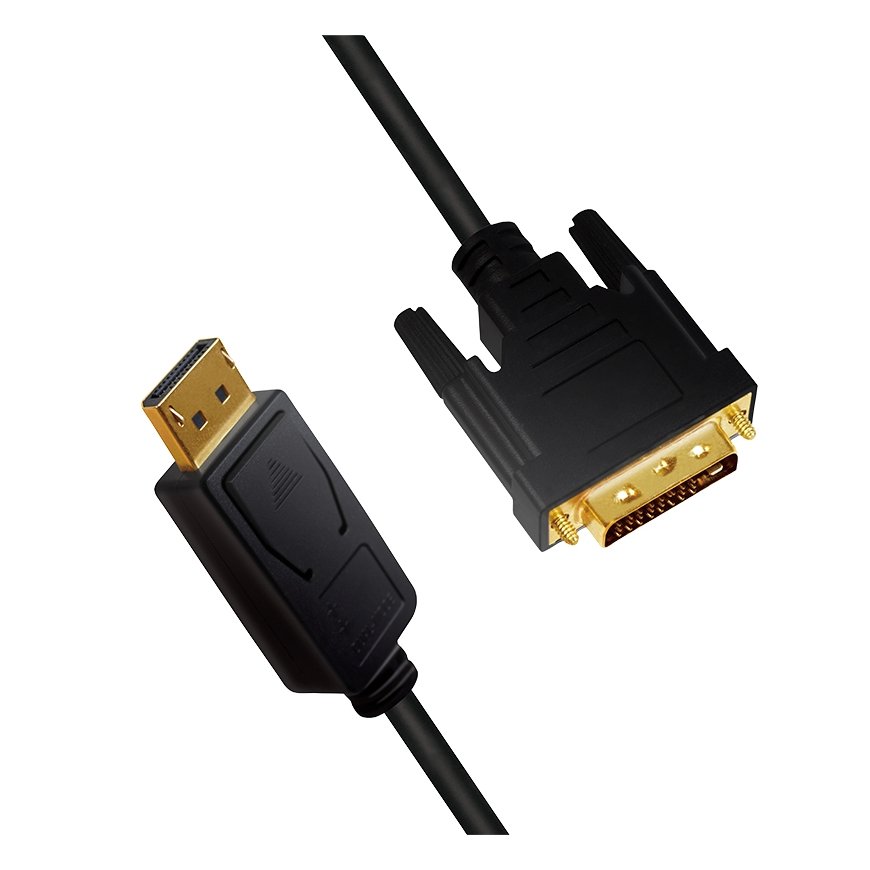 LogiLink CV0131 vaizdo kabelio adapteris 2 m DisplayPort DVI Juoda – 4