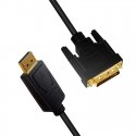 LogiLink CV0131 video cable adapter 2 m DisplayPort DVI Black LogiLink CV0131 video cable adapter 2 m DisplayPort DVI Black