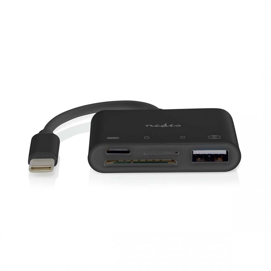 Nedis CCGB64780BK01 interface hub USB 2.0 Type-C 0 Mbit/s Black – 2