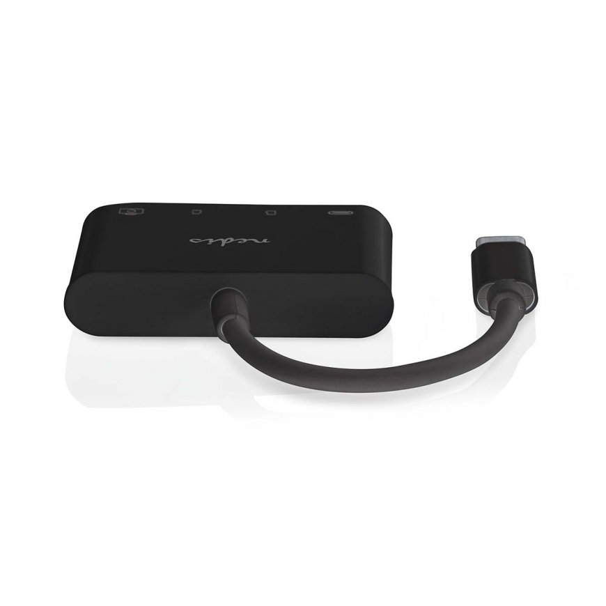 Nedis CCGB64780BK01 interface hub USB 2.0 Type-C 0 Mbit/s Black – 3
