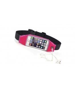 Mocco Sport Bag for Activities window Phone 6.2" with Hole for Headphones Pink