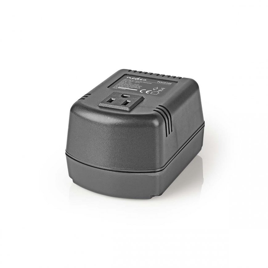 Nedis POCO105 virta-adapteri ja vaihtosuuntaaja Sisätila 100 W musta – 3