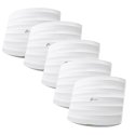 TP-Link Omada EAP245(5-PACK) WLAN-tukiasema 1750 Mbit/s Valkoinen Power over Ethernet -tuki