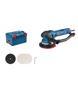 Bosch GET 75-150 Professional Epäkesko hiomakone 7300 RPM 14600 OPM musta, Sininen 750 W
