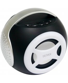 Denver BTS-90Silver 2.1 portable speaker system Black, White 4 W
