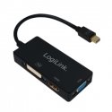 LogiLink CV0110 видео кабель адаптер 0,15 m Mini DisplayPort VGA + HDMI + DVI Черный LogiLink CV0110 видео кабель адаптер 0,15 m Mini DisplayPort VGA + HDMI + DVI Черный
