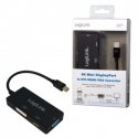 LogiLink CV0110 видео кабель адаптер 0,15 m Mini DisplayPort VGA + HDMI + DVI Черный LogiLink CV0110 видео кабель адаптер 0,15 m Mini DisplayPort VGA + HDMI + DVI Черный
