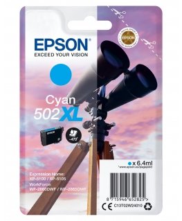 Epson 502XL струйный картридж 1 шт Подлинный Высокая (XL) Голубой