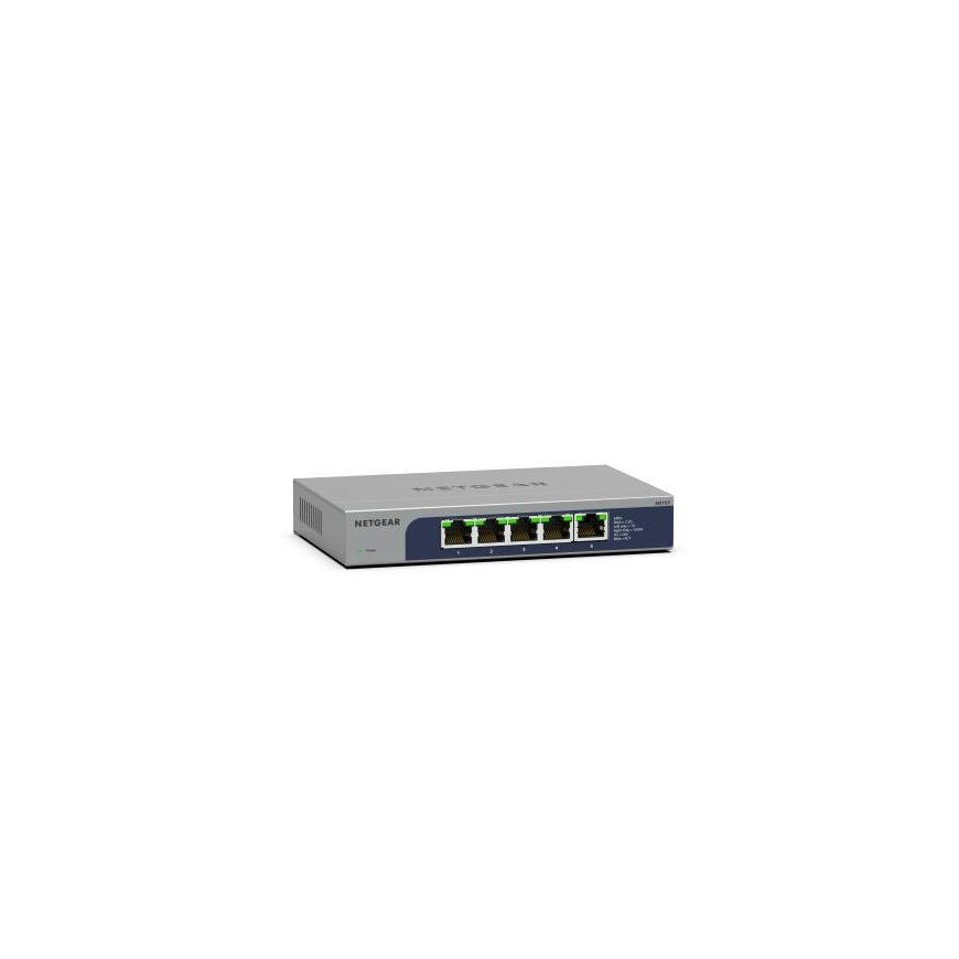 NETGEAR MS105-100EUS võrgulüliti Mittejuhitav 2.5G Ethernet (100/1000/2500) Power over Ethernet tugi