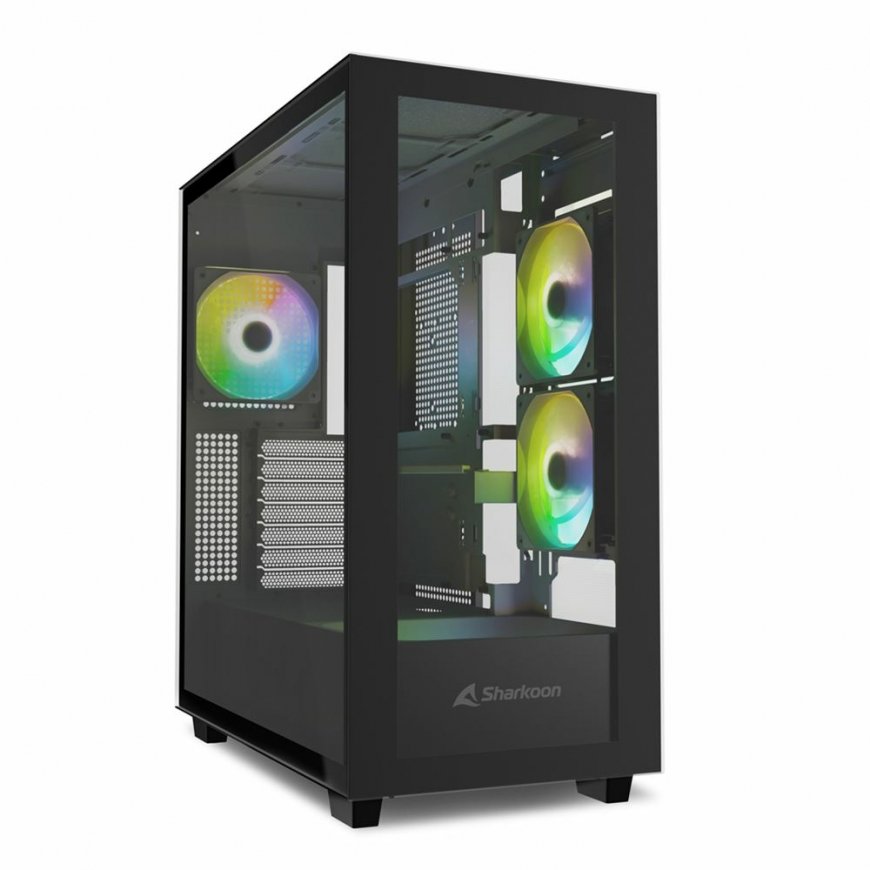 Sharkoon Rebel C60 „Midi Tower“ Juoda