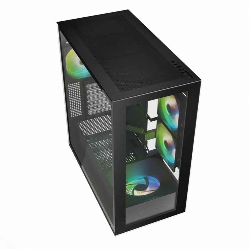 Sharkoon Rebel C60 Midi Tower Black – 3