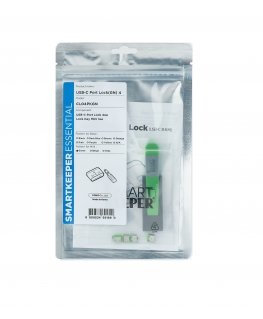 Smartkeeper CL04PKGN port blocker Port blocker + key USB Type-C Green Plastic 1 pc(s)