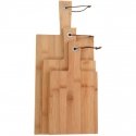Bamboo cutting board for serving, 3 pcs., board set Bamboo cutting board for serving, 3 pcs., board set