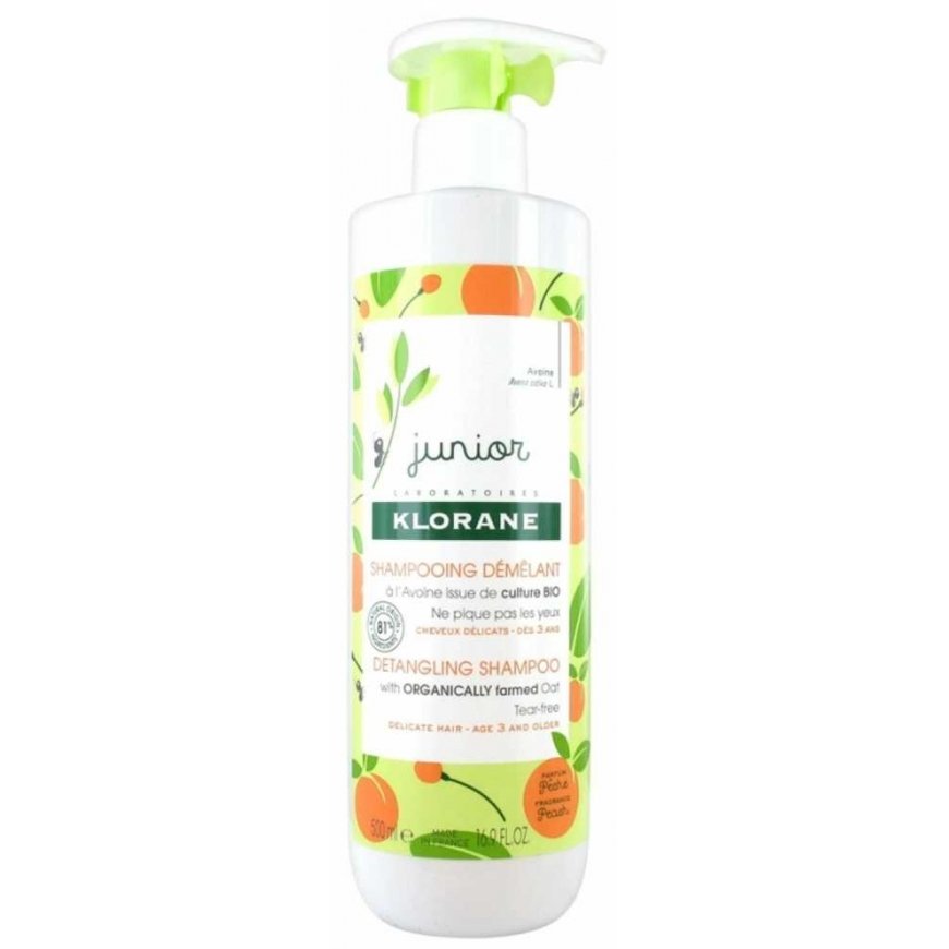 Klorane Petit Junior selvittävä shampoo, 500 ml