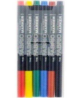 Marvy Uchida Fabric Marker Fine 522-6A 6 pcs.
