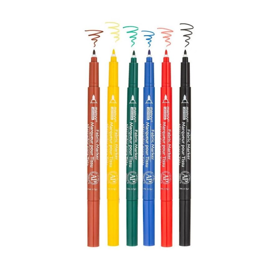 Marvy Uchida Fabric Marker Fine 522-6A 6 pcs. – 4