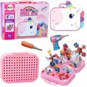 Lean Toys DIY-yksisarvisporarakennuspalikkasetti Lean Toys DIY-yksisarvisporarakennuspalikkasetti
