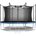 13 ft / 404 cm garden trampoline with inner net and Neo-Sport ladder