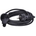 Solight extension cord - connector, 1 socket, 5m, 3 x 1.5mm2, rubber, black Solight extension cord - connector, 1 socket, 5m, 3 x 1.5mm2, rubber, black