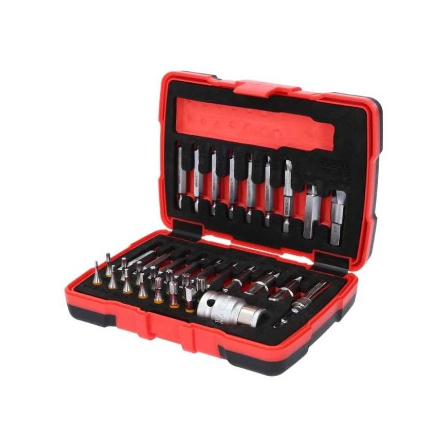 34 dalių sugadintų varžtų išsukiklių rinkinys KS TOOLS 1/4" 10mm