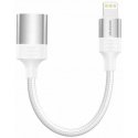 SWISSTEN TEXTILE OTG-sovitin Lightning (M) - USB-A (F) 0,13 m valkoinen SWISSTEN TEXTILE OTG-sovitin Lightning (M) - USB-A (F) 0,13 m valkoinen
