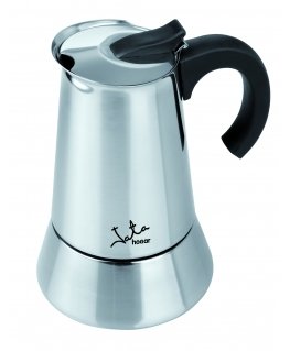 JATA Odin Moka pot Black, Stainless steel